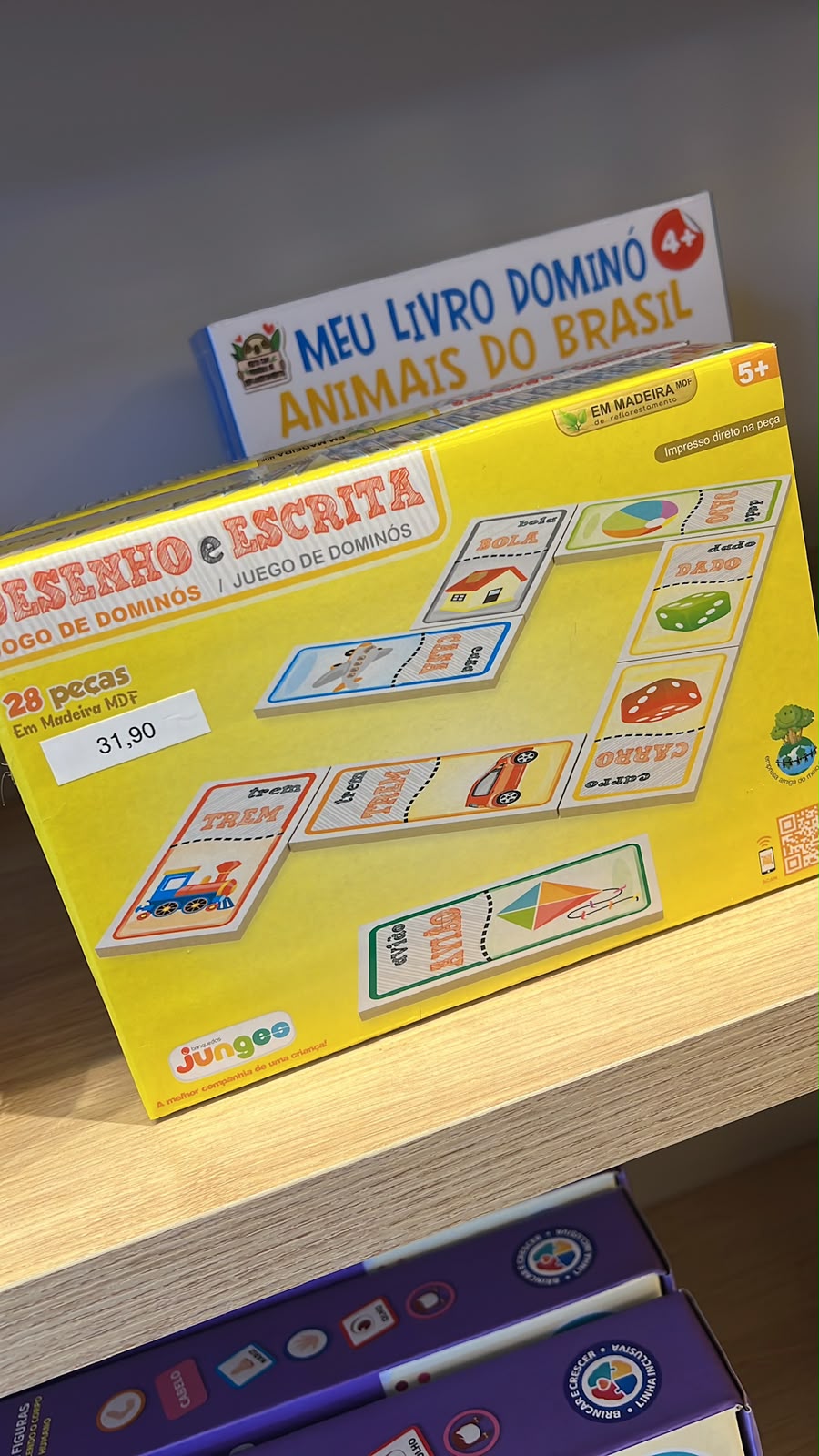 Dominó Desenho e Escrita