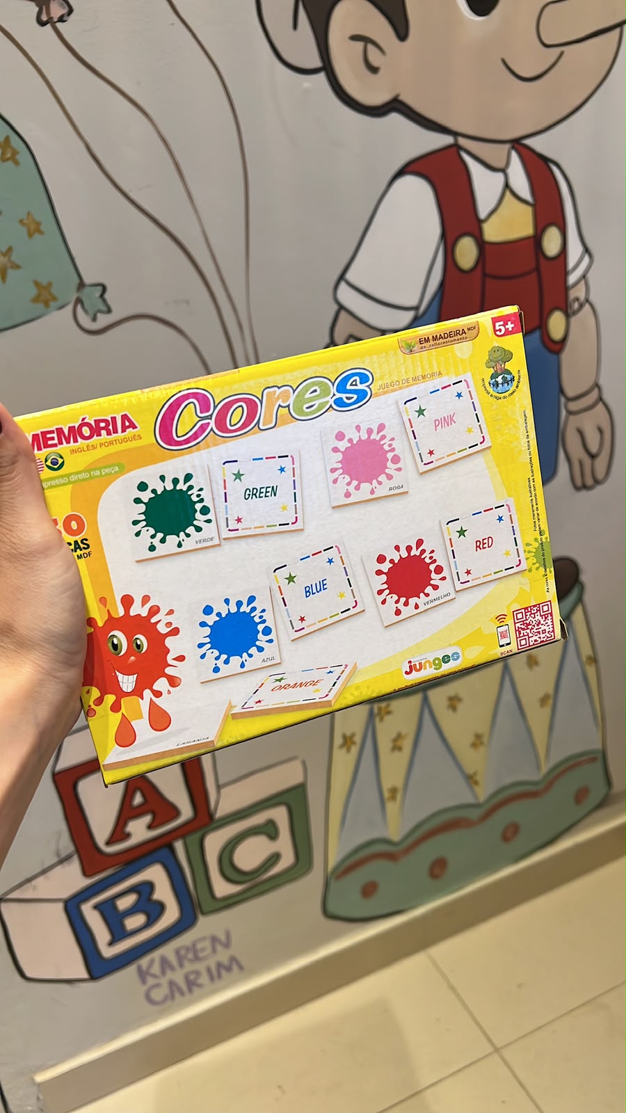 Jogo da Memória Cores