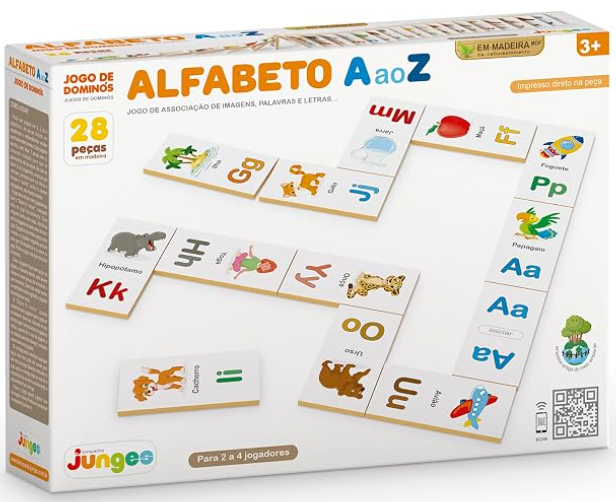 Dominó Alfabeto A ao Z