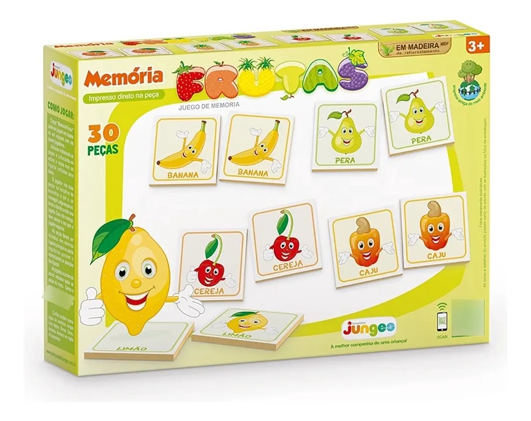 Jogo da memória - Frutas