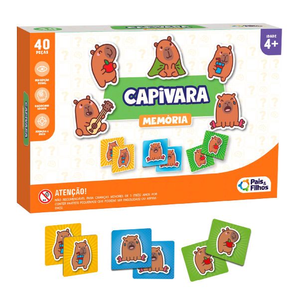 Jogo da memória - capivara