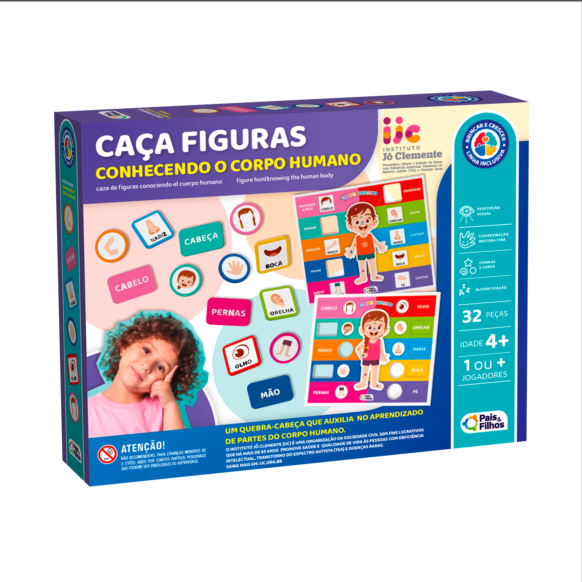 Caça figuras - Partes do corpo humano