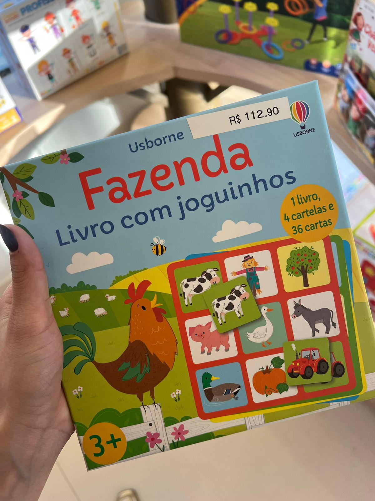Fazenda - livro com joguinhos