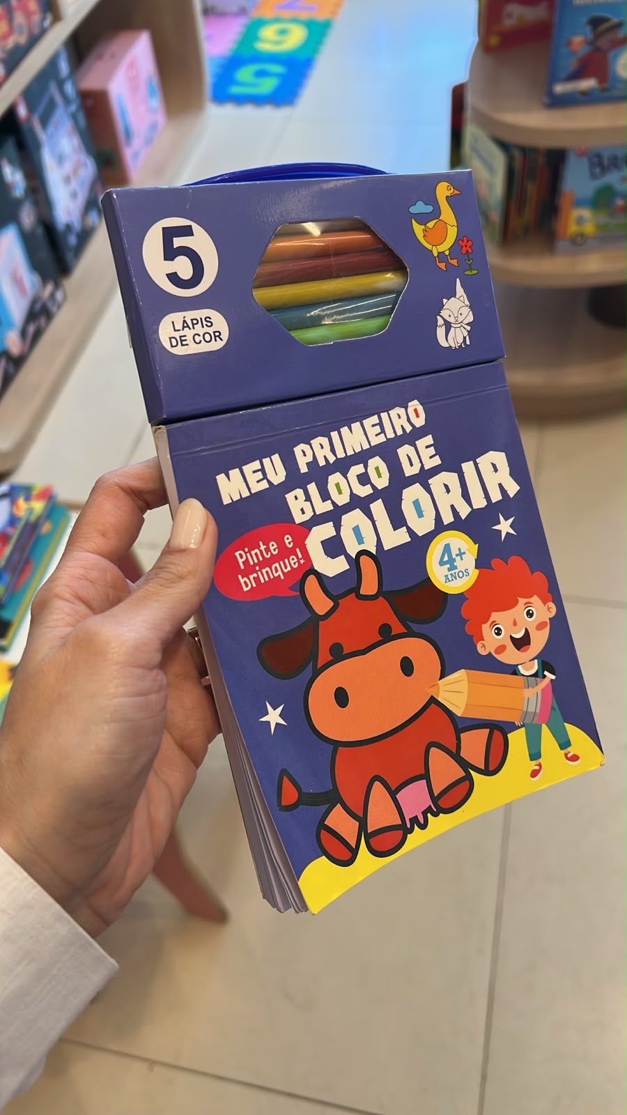 Meu primeiro bloquinho de colorir