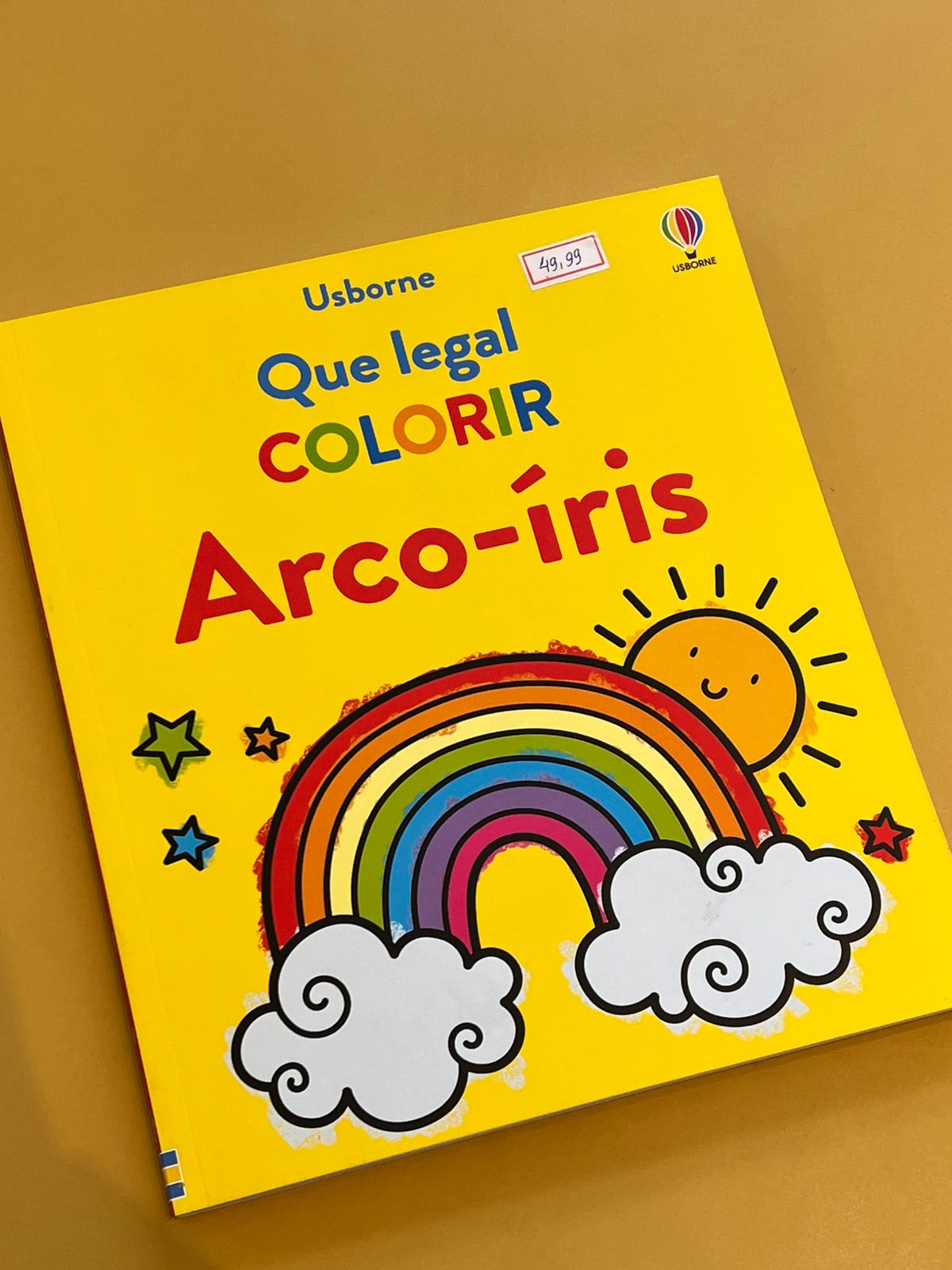 Que legal colorir - Arco íris